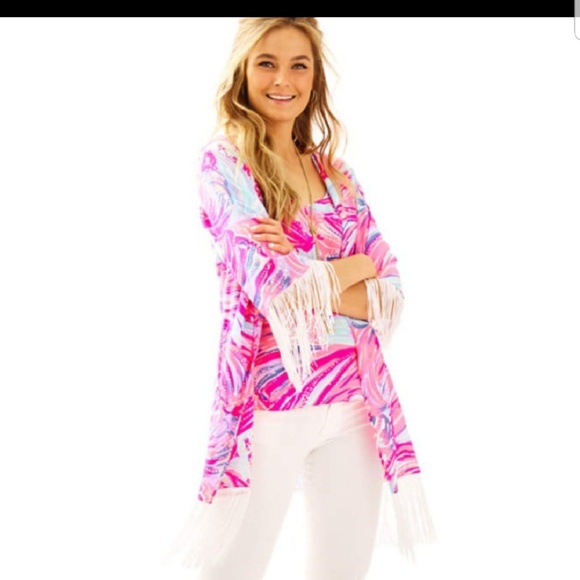 Lilly Pulitzer Other - Lilly Pulitzer Oh My Guava Noelle Kimono